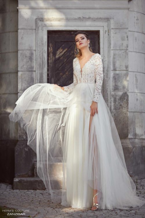 suknia slubna herms bridal couture Zanzibar